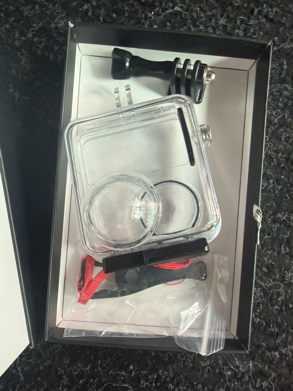 GoPro MAX Waterproof Case - Black and Transparent